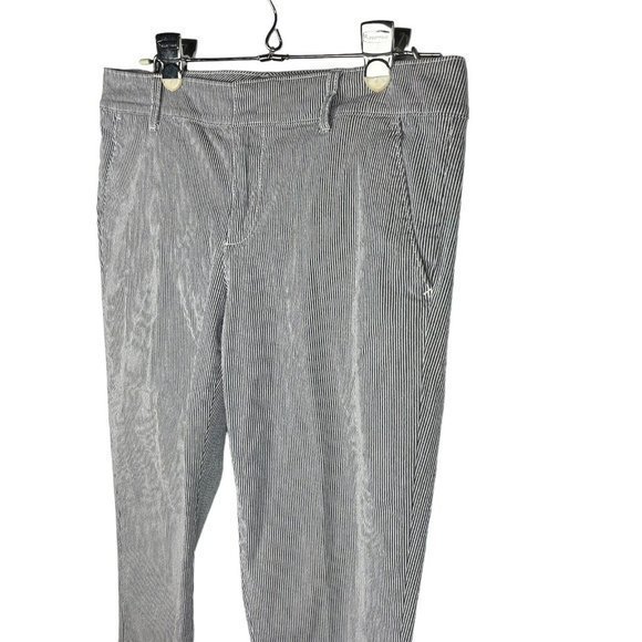 Tommy Hilfiger Capri Pants Women's Size 8 Striped Pockets‎ Belt Loops - Picture 8 of 12